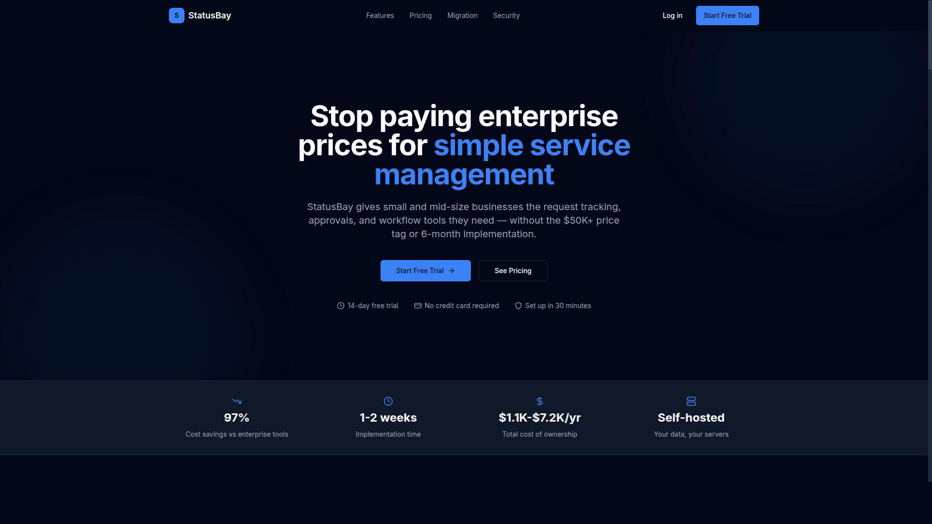 StatusBay - Service Management SaaS